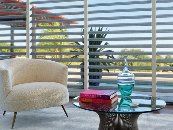 Pirouette Blind Clearview Sheer — ClearView® sheer fabric is a specialized black sheer that provides a superior view-through. Get the Best View