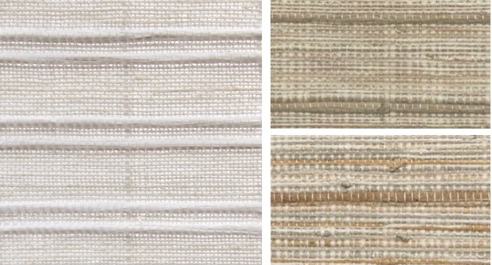 Natural Blind Woven Stick — Fibres in modern earth tones weaved with handcrafted hyacinth strips — Add texture &amp; tapestry-like design warmth