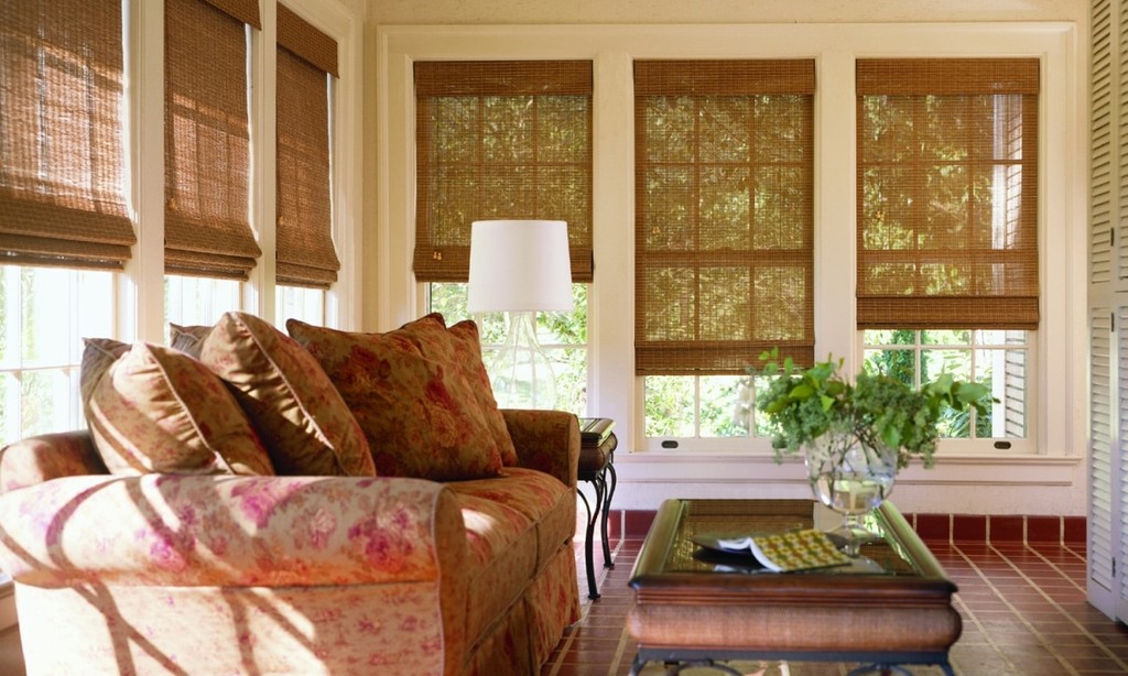 Woven Wood Shades – Filter lots of light and prevent harsh sun rays