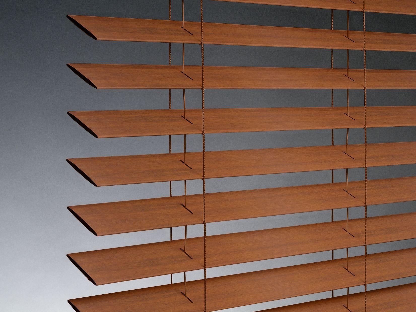 Faux wood blinds slats - Wood alike composite wood