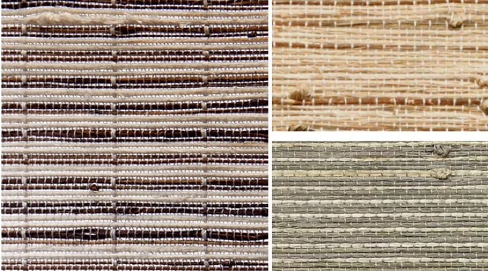 Natural Blind Knots Weaves — The weaving process of hand-crafted materials create knots - densely-woven contrasting weaves in subtle hues
