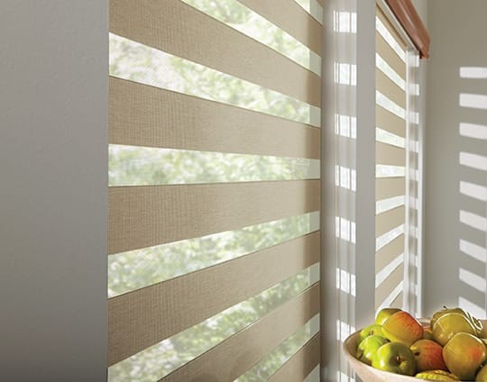 Zebra Blinds Sheer Bands — Allow air to flow easily